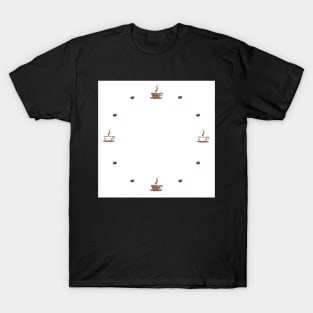 Cup of coffee made of coffee beans T-Shirt